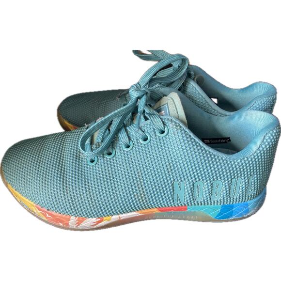 NoBull Just the Horns Athletic Lagoon Sunrise Sole trainers Sneakers M 6.5 / W 8 main image 9